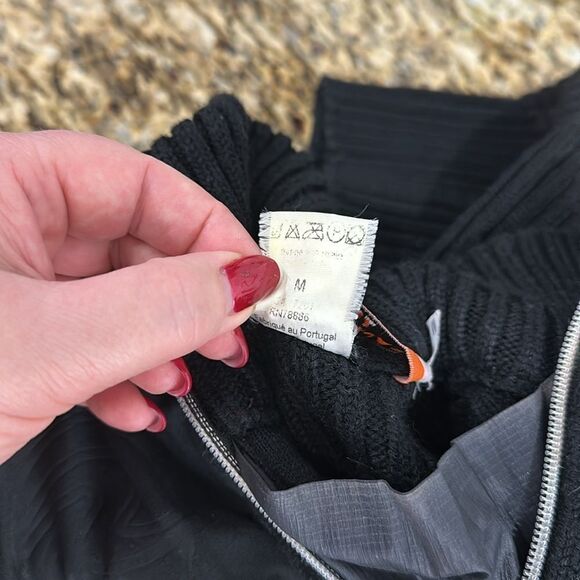 JC de Castelbajac 1/2 Zipper Merino Wool Blend Sweatshirt In Black Size M - Picture 10 of 12